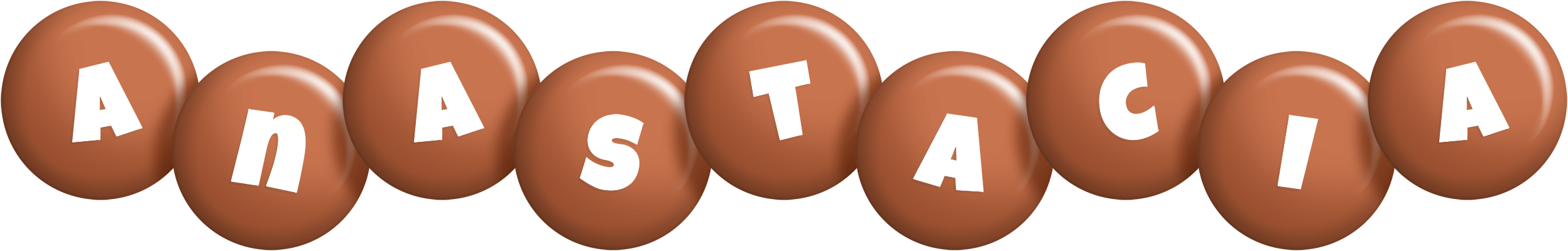 Anastacia candy-brown logo