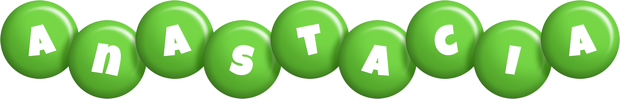 Anastacia candy-green logo