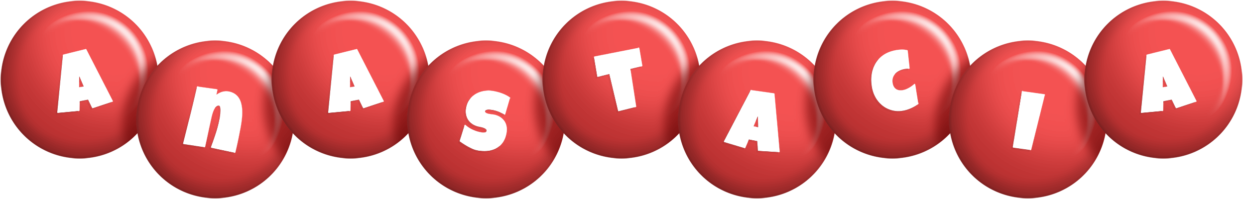 Anastacia candy-red logo