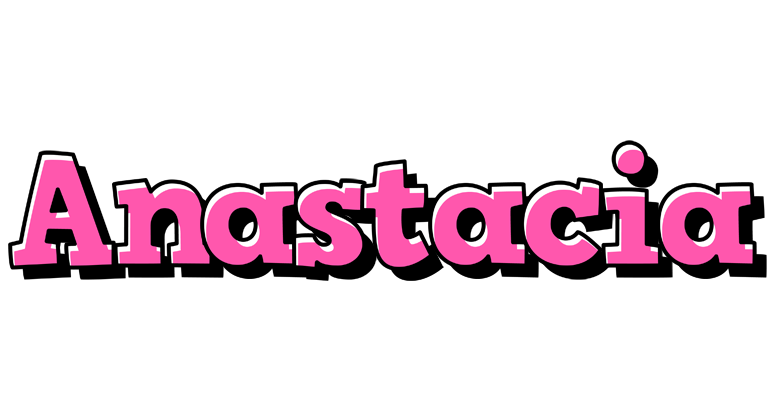 Anastacia girlish logo