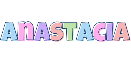 Anastacia pastel logo