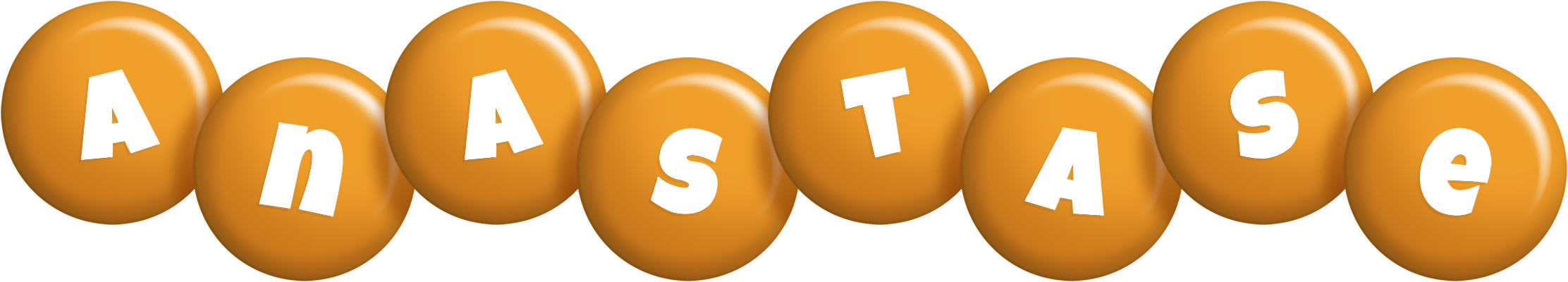 Anastase candy-orange logo