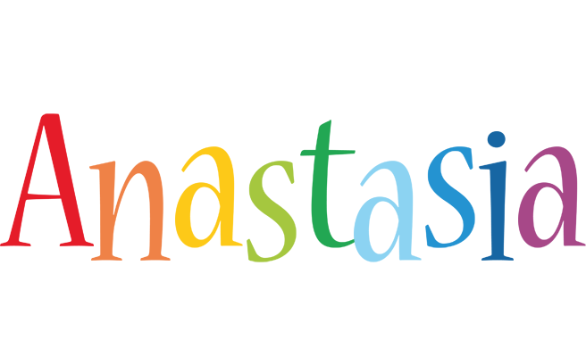 Anastasia birthday logo
