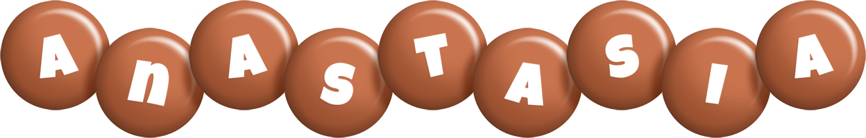 Anastasia candy-brown logo