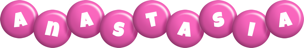 Anastasia candy-pink logo