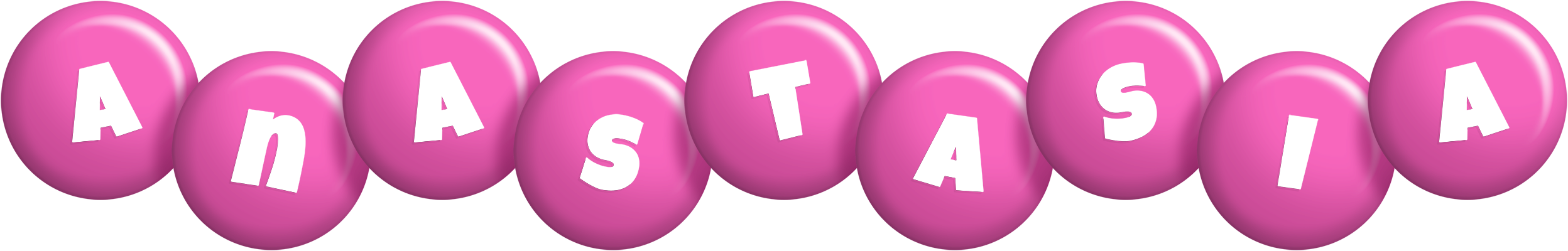 Anastasia candy-pink logo