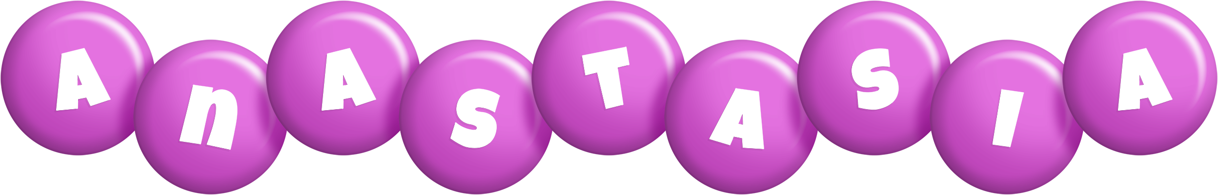 Anastasia candy-purple logo