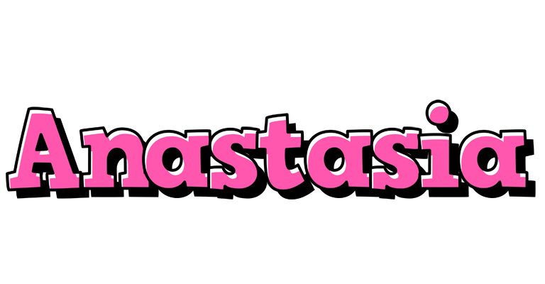 Anastasia girlish logo