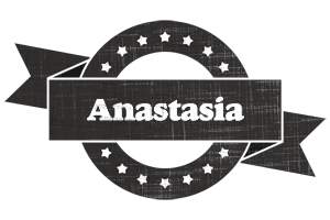 Anastasia grunge logo