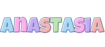 Anastasia pastel logo