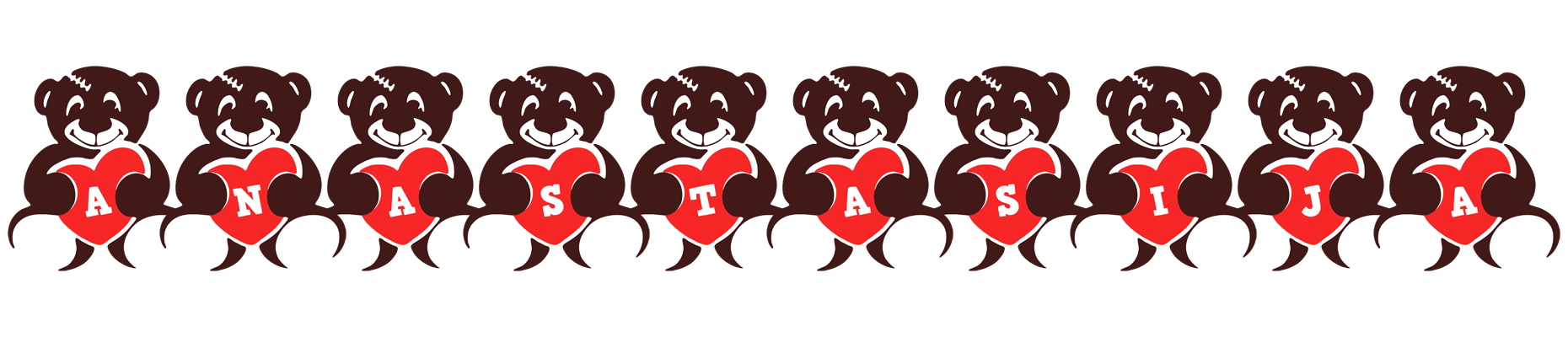 Anastasija bear logo