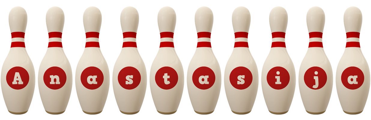 Anastasija bowling-pin logo