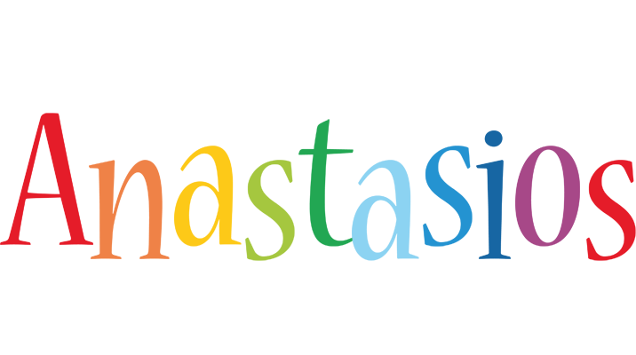 Anastasios birthday logo