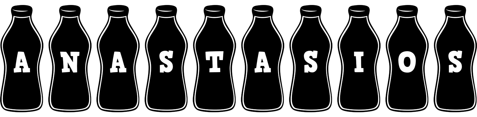 Anastasios bottle logo