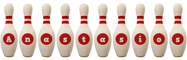 Anastasios bowling-pin logo
