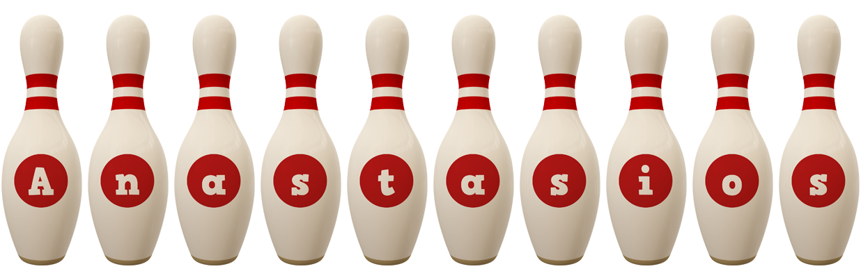 Anastasios bowling-pin logo