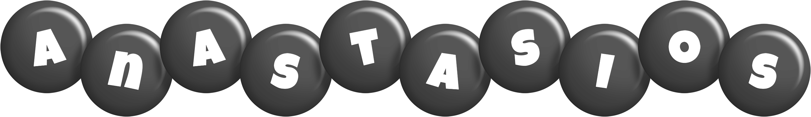 Anastasios candy-black logo