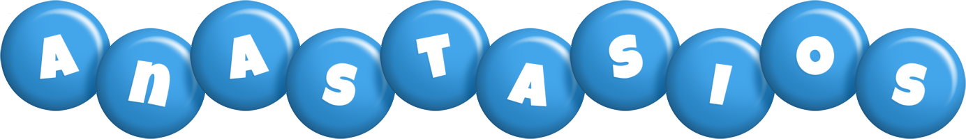Anastasios candy-blue logo