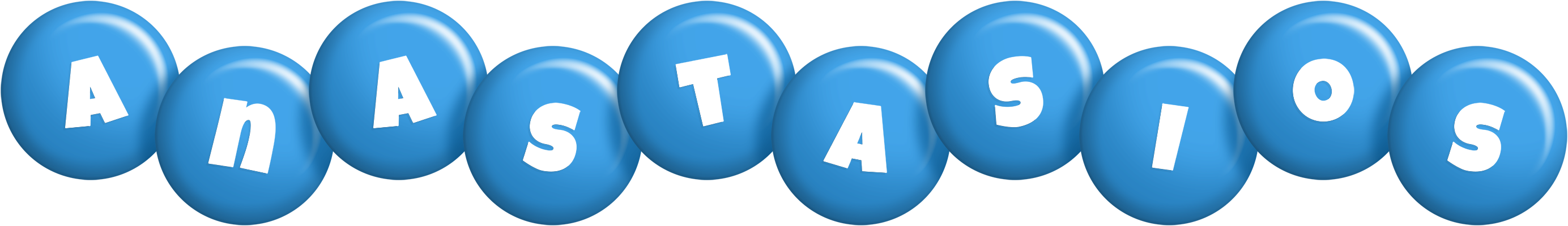 Anastasios candy-blue logo