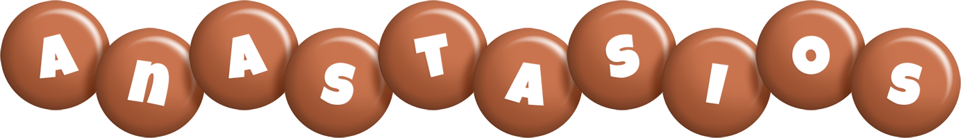 Anastasios candy-brown logo