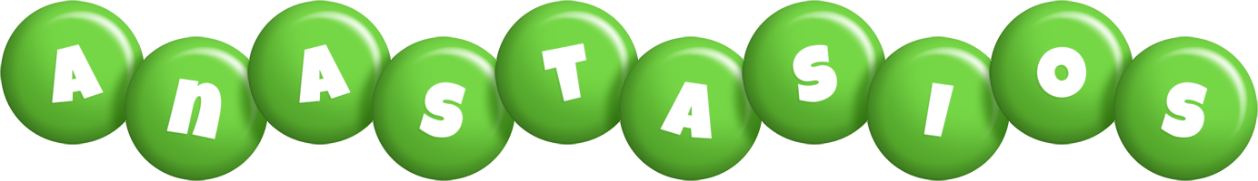 Anastasios candy-green logo