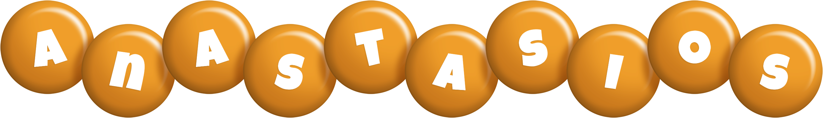 Anastasios candy-orange logo