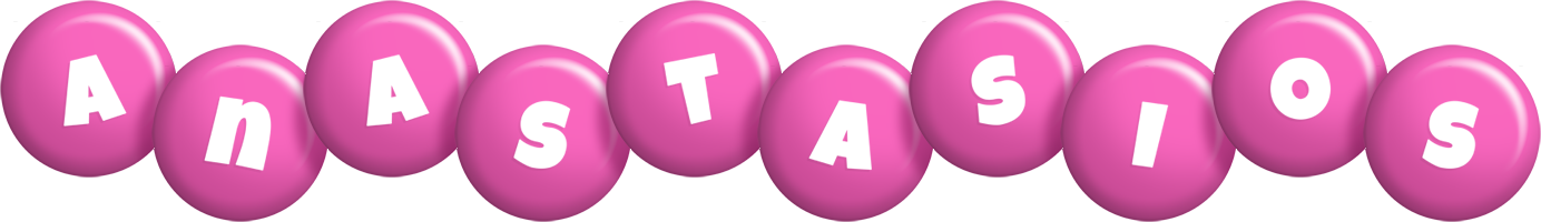 Anastasios candy-pink logo