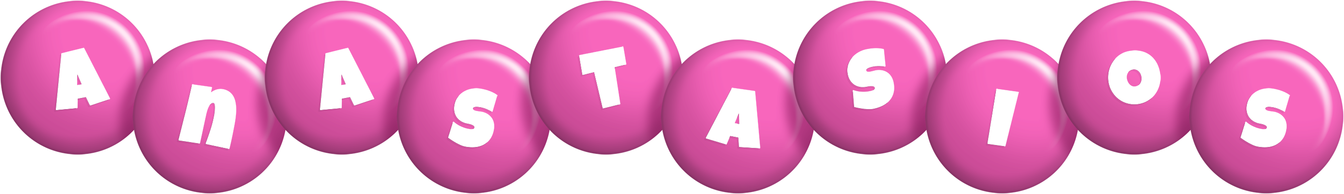 Anastasios candy-pink logo
