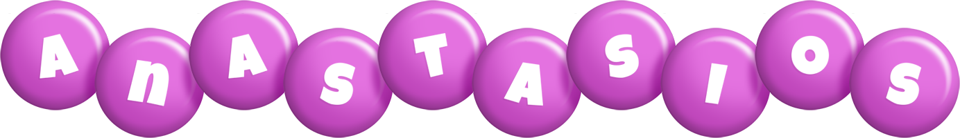 Anastasios candy-purple logo