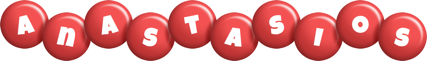 Anastasios candy-red logo
