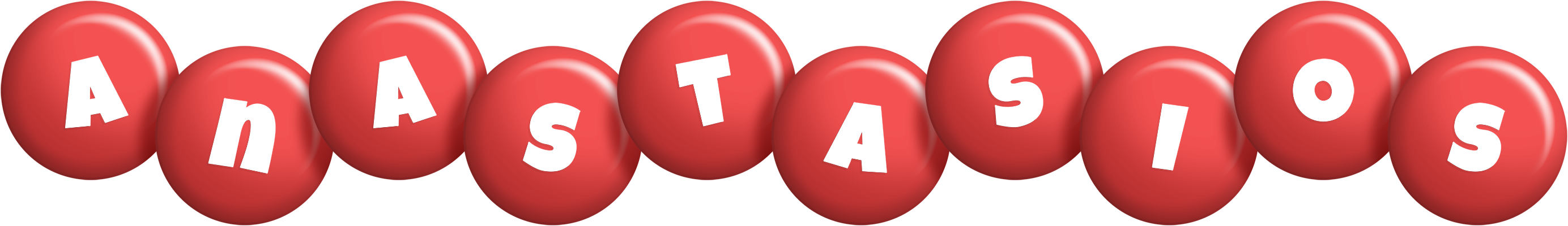 Anastasios candy-red logo