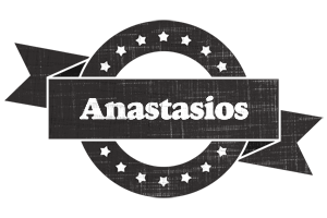 Anastasios grunge logo