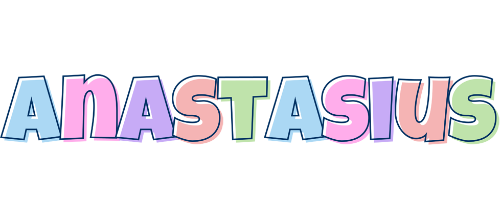 Anastasius pastel logo