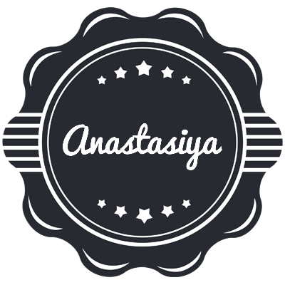 Anastasiya badge logo