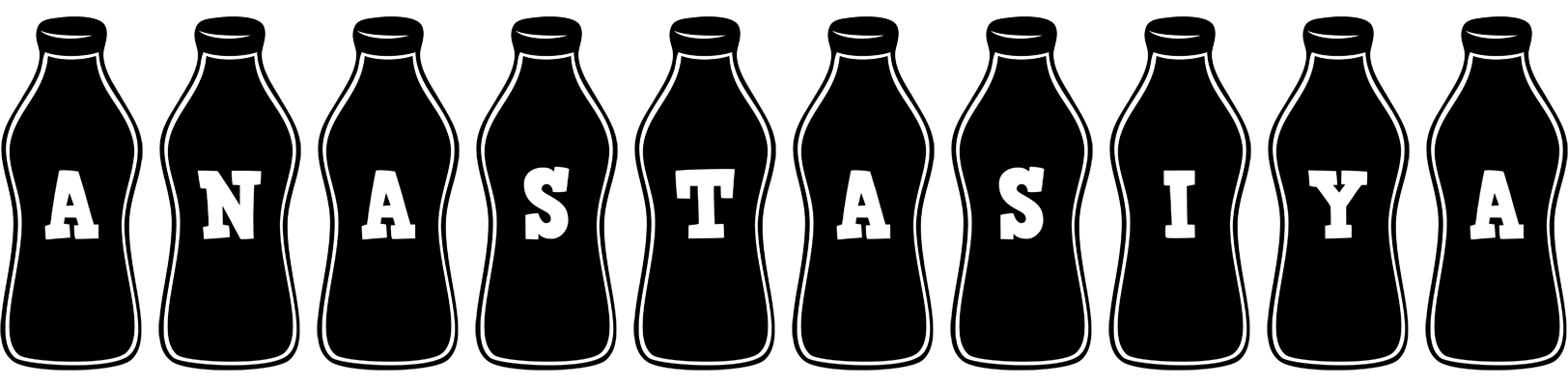 Anastasiya bottle logo