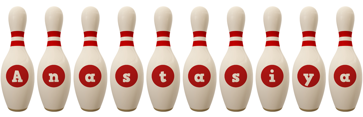 Anastasiya bowling-pin logo
