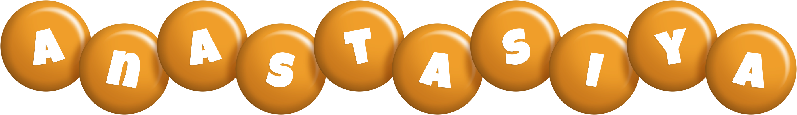 Anastasiya candy-orange logo