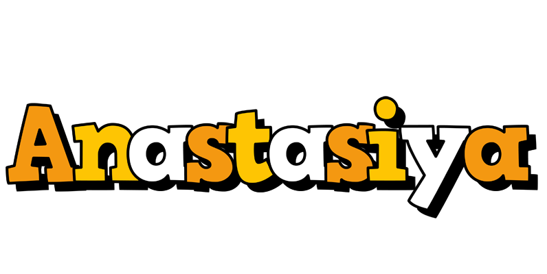 Anastasiya cartoon logo