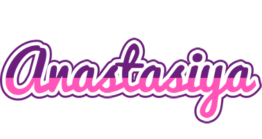 Anastasiya cheerful logo