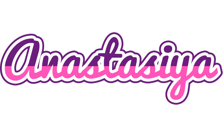 Anastasiya cheerful logo