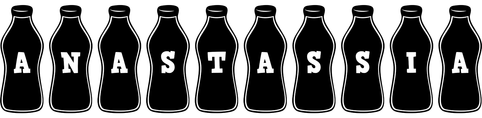 Anastassia bottle logo