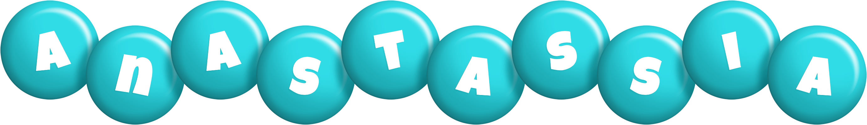 Anastassia candy-azur logo
