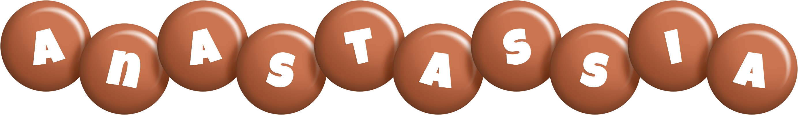 Anastassia candy-brown logo