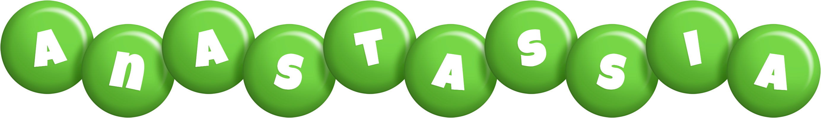 Anastassia candy-green logo