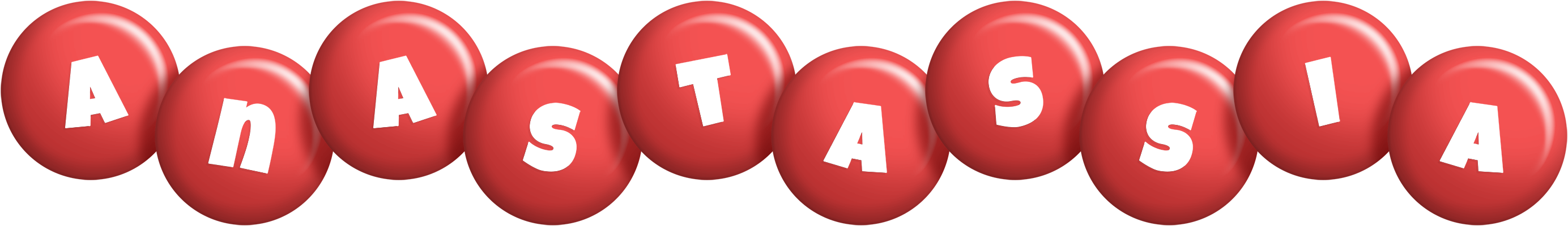 Anastassia candy-red logo