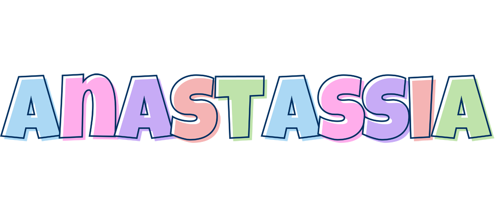 Anastassia pastel logo