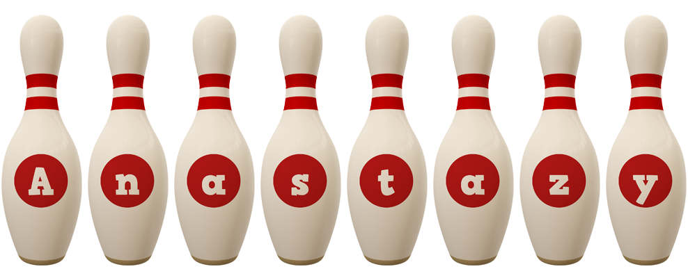 Anastazy bowling-pin logo