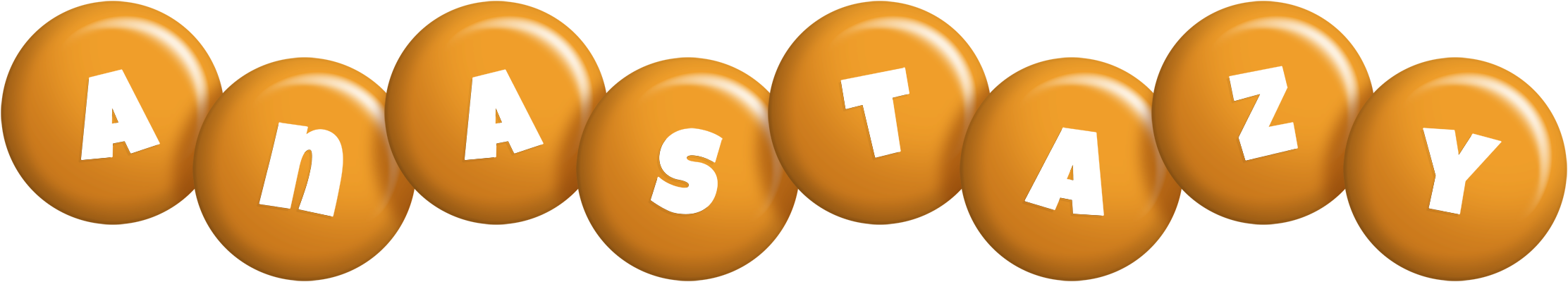 Anastazy candy-orange logo