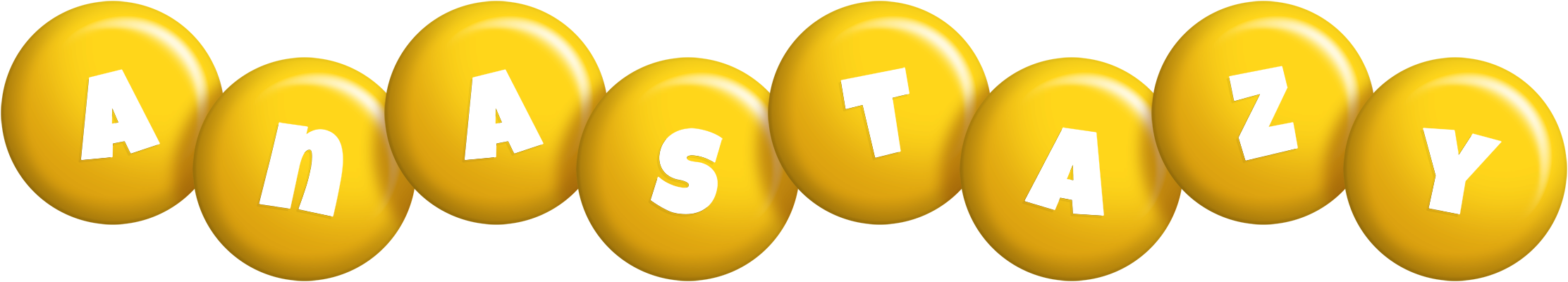 Anastazy candy-yellow logo