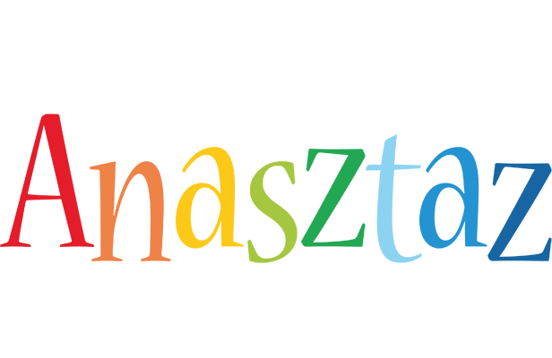 Anasztaz birthday logo